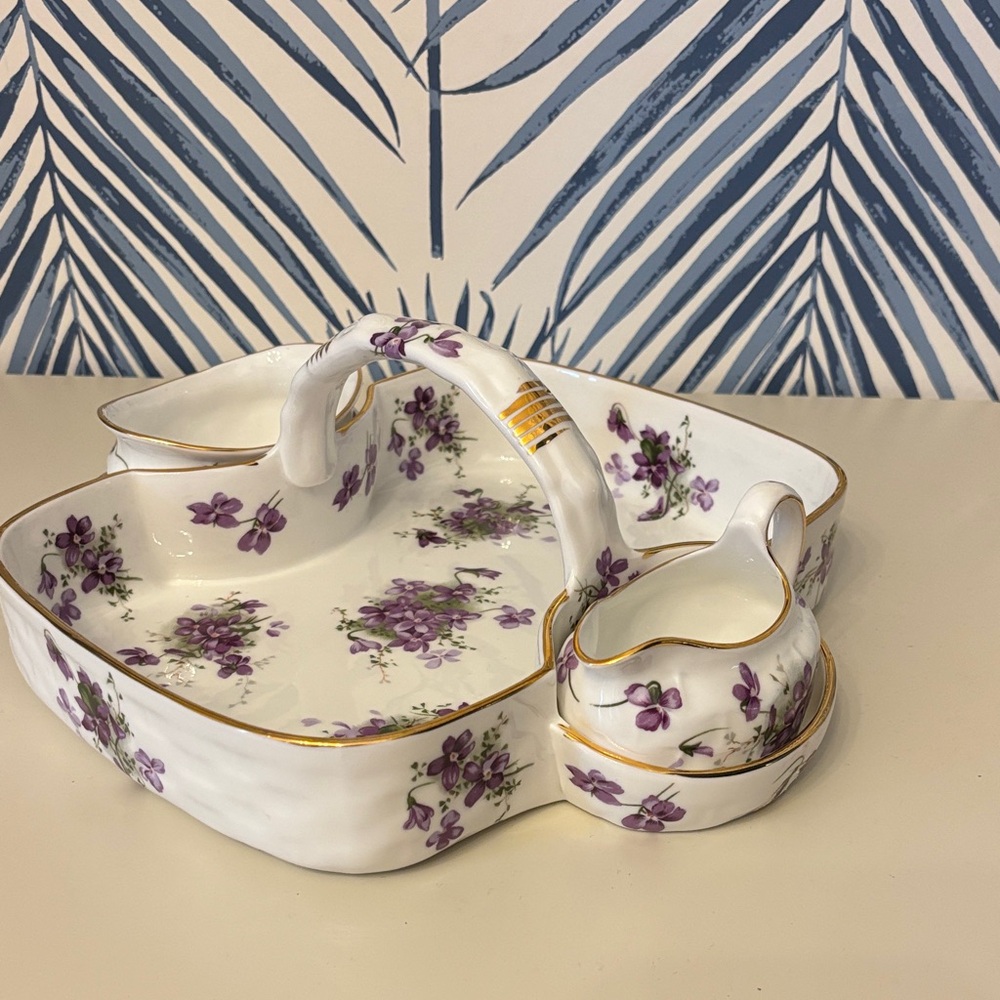 Hammersly Victorian Violets Bone China Set